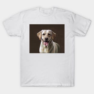 Labrador Retriever dog illustration painting T-Shirt